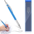 thumbnail image 3 of tredstone Professional Carpenter Pencil Set Soft Assorted Colors Smooth Writing Mechanical Pencils black, 3 of 6