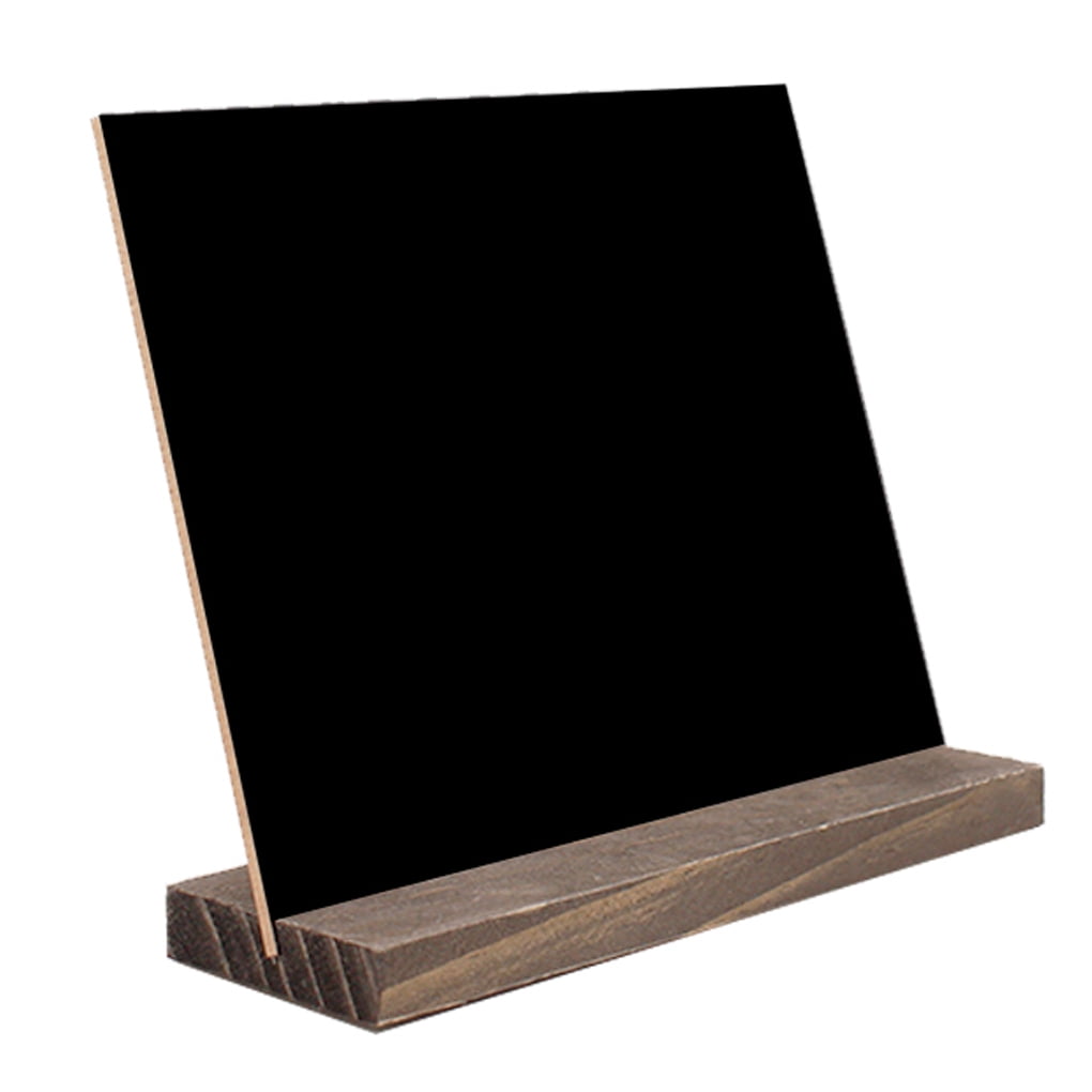 Double-Sided Message Chalkboard with Base Erasable Standing Blackboard Drawing Office Home Message Signs Board