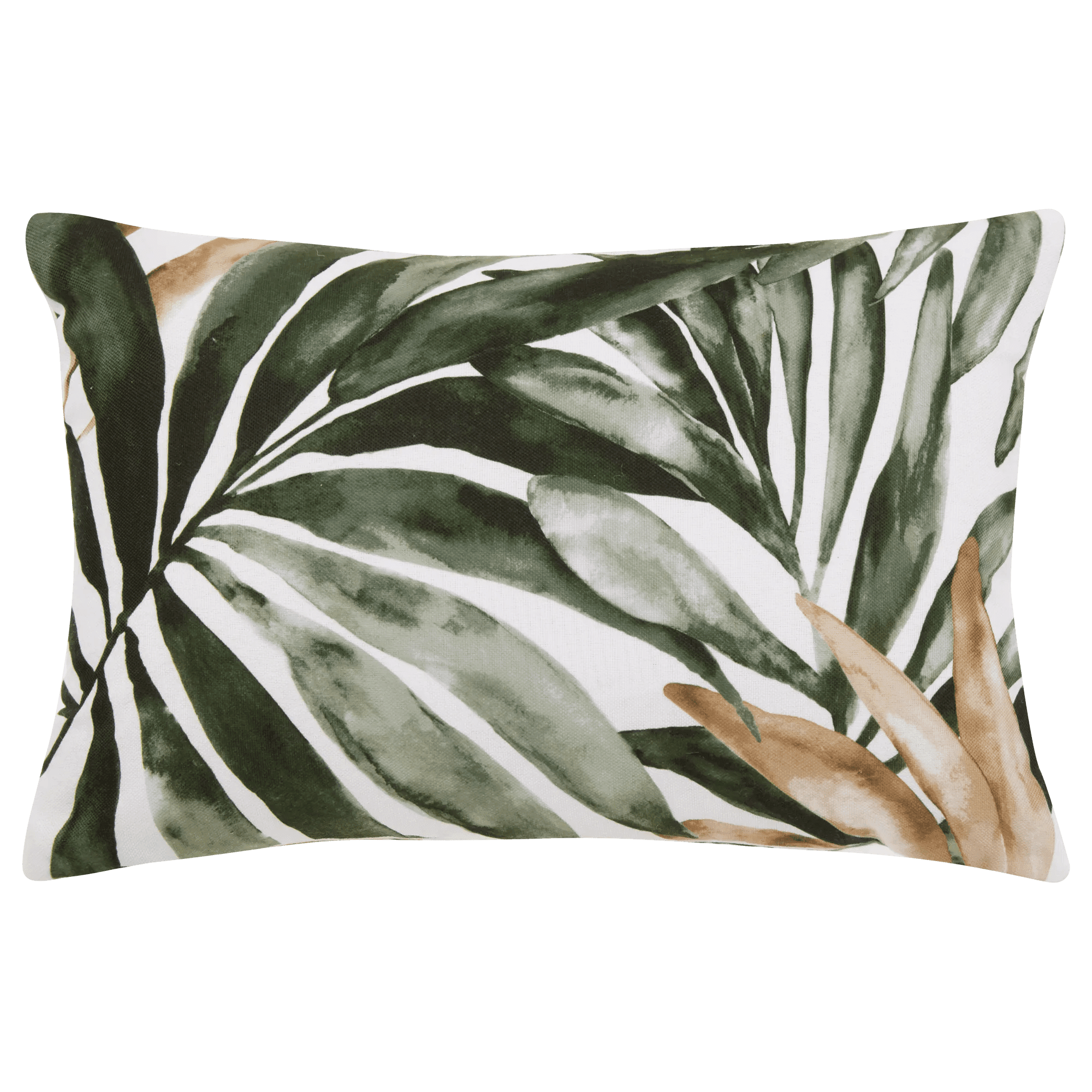 Bouclair Green Ankita Decorative Lumbar Pillow 13x20 in (33x51 cm)