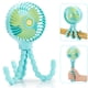 thumbnail image 1 of Mini ventilador portátil personal de mano, ventilador para cochecito de bebé, ventilador para asiento de automóvil, USB o alimentado por batería, con clip de trípode flexible, 1 of 5