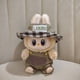 thumbnail image 4 of Ropa para muñecas de peluche en miniatura de 17 cm, accesorios para muñecas Labubu, ropa, regalo, serie de fiestas, sombrero, mono, camiseta, 4 of 5