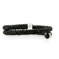 thumbnail image 4 of Matashi Black Krysta Wrap Around Luxurious Crystal Bracelet, 4 of 5