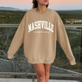 thumbnail image 2 of Youmylove Women Nashville Adult Unisex Crewneck Sweatshirt Pullover Female Streetwear, 2 of 4