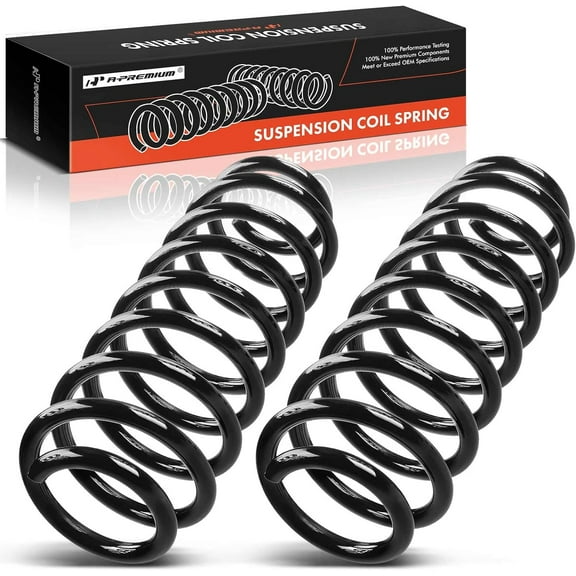 A-Premium 2Pcs Rear Suspension Coil Spring Set Compatible with Chrysler PT Cruiser 2001-2010 2.4L, Driver and Passenger Side, Replace# 04656545AB, 05272452AB