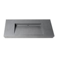 thumbnail image 2 of ALFI brand ABCO48R 48" Solid Concrete Rectangular Countertop Sink, 2 of 7