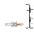 thumbnail image 4 of 1 Carat T.W. Diamond Princess-Cut Solitaire 14kt Rose Gold Engagement Ring, 4 of 4