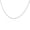 16, variant on Unisex Sterling Silver Plated Twisted 2MM Chain Necklace Lobster 16" to 24" B36-16