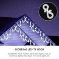 thumbnail image 4 of 100pcs Gutter Hooks Plastic S Clip Hooks Securing Lights Hook for Outdoor, 4 of 6