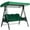 Green, variant on Outdoor Swing Chair Canopy Replacement, 75.2"x47.24" Universal Waterproof Cover for 2-3 Seater Porch Swings, Heavy Duty 190T Polyester Sun Shade with Anti-UV Protection