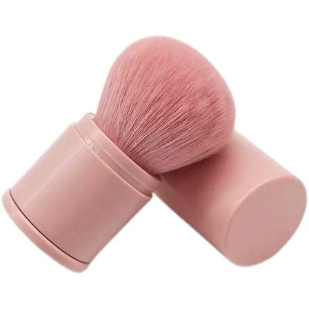 Retractable Makeup Soft Brush- Loose / Blush / Setting Brush with Lid <а ыё N9K8