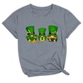 thumbnail image 2 of Fesfesfes Workout Tops for Women Short Sleeve Women Casual Round Neck Short-sleeved Printed T-shirt Top Womens Tops 3XL(US:14), 2 of 4