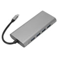 thumbnail image 1 of Multiport Adapter, 11 In 1 Fast Charging High Resolution 5Gbps Transmission RJ45 Ethernet USB C Dock  For Laptops, 1 of 8