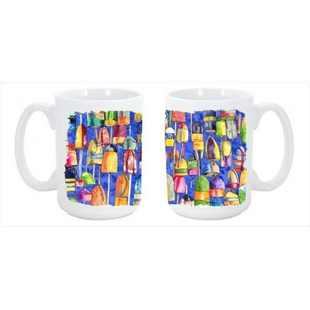 

Lobster Bouys Dishwasher Safe Microwavable Ceramic Coffee Mug 15 oz.