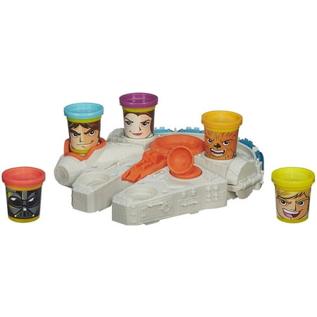 Play-Doh Star Wars Millenium Falcon Set with 5 Can-Heads