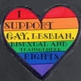 thumbnail image 3 of CafePress - I Support GLBT Rights Long Sleeve Dark T Shirt - Long Sleeve Dark T-Shirt, 3 of 4