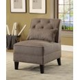 thumbnail image 1 of ACME Susanna Accent Chair & Pillow in Charcoal Linen, 1 of 2