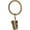 1-Inch Inner Diameter, variant on 30 count Antique Brass Clips Curtain Hooks for Curtain Rod, This Small Drapery Curtain Ring with Clips Hook Fit Up to 0.4~0.75 -inch Drapery Panel