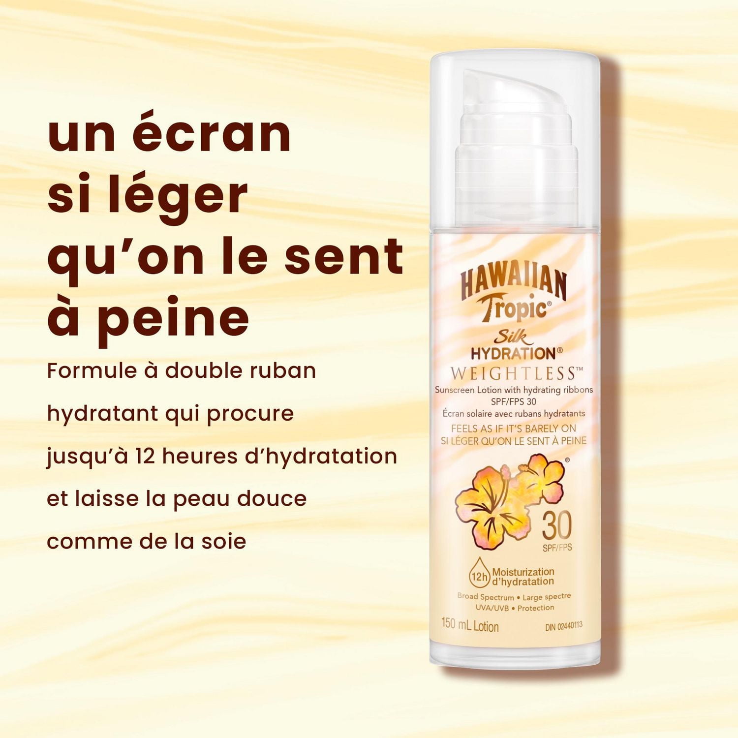 Hawaiian Tropic® Silk Hydration® Weightless™ Sunscreen Lotion, SPF 30, 150ml