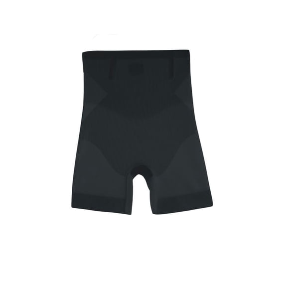 SWSMCLT Women's Tummy Control Shaper Shorts Butt Lifting Mid Thigh Breathable Firm Body Shaper High Waisted Shapewear Black Large