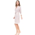 thumbnail image 4 of Mr & Mrs Right Bridesmaid Robes For Woman ,Soft Cotton ,6 sets of 1 White Bride ,5 Dark Gray, 4 of 5