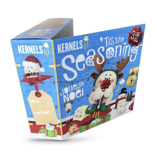 Kernels Tis The Seasoning 3-Pack Gift Box Popcorn Seasoning