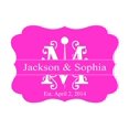 thumbnail image 1 of 100 PCS Personalized Wedding Favor Gift Paper Tags Custom Made Hang Tags, 1 of 1