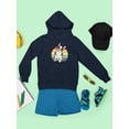 thumbnail image 3 of Retro Style French Bulldog Hoodie Juniors -Image by Shutterstock,  Small, 3 of 4