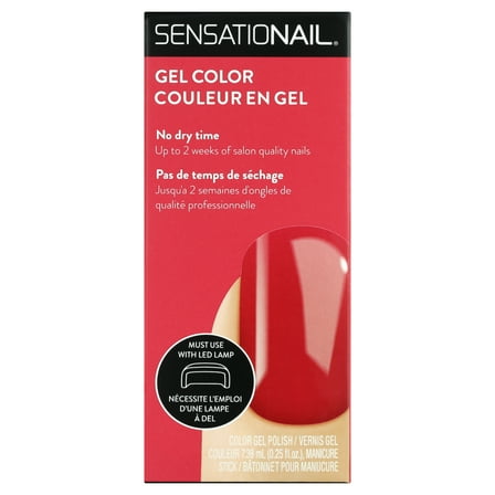 SensatioNail Gel Nail Polish (Pink), Back to the Fuschia, 0.25 fl oz