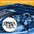 thumbnail image 2 of Unique Bargains Vacuum Tubing Connector 3/16" Hose Tee Connector for Car Nylon Black 10pcs, 2 of 7