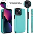 thumbnail image 6 of Allytech 2 in 1 Detachable Wallet Case for iPhone 14 with Card Holder, [Large Capacity] PU Leather Magnetic Snap Kickstand Case Support Wireless Charging, Shockproof Anti-Drop Case, Green, 6 of 9