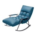 thumbnail image 4 of Lipstore Fauteuil Berçant Dossier Réglable Fauteuil Inclinable Décontracté Polyvalent Fauteuil Moderne pour Bleu, 4 of 8