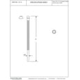 thumbnail image 2 of Westbrass 3/8" x 9" Corrugated Riser Supply Line for Faucet and Toilet, Satin Nickel, 2 of 6