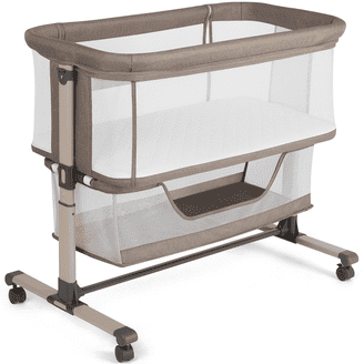 Steanny Adjustable Moving Bedside Baby Bassinet with Electric Rocking,  Newborn Crib and Infant Sleeper - Walmart.com