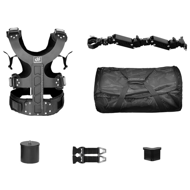 DF DIGITALFOTO THANOS-SE Cardan Universel Compact Inclinable Système de Gilet de Soutien Capacité de Charge 2-8 kg Compatible avec DJI RS2/RS3/ Grue 3S/ Weebill S Stabilisateurs de Cardan