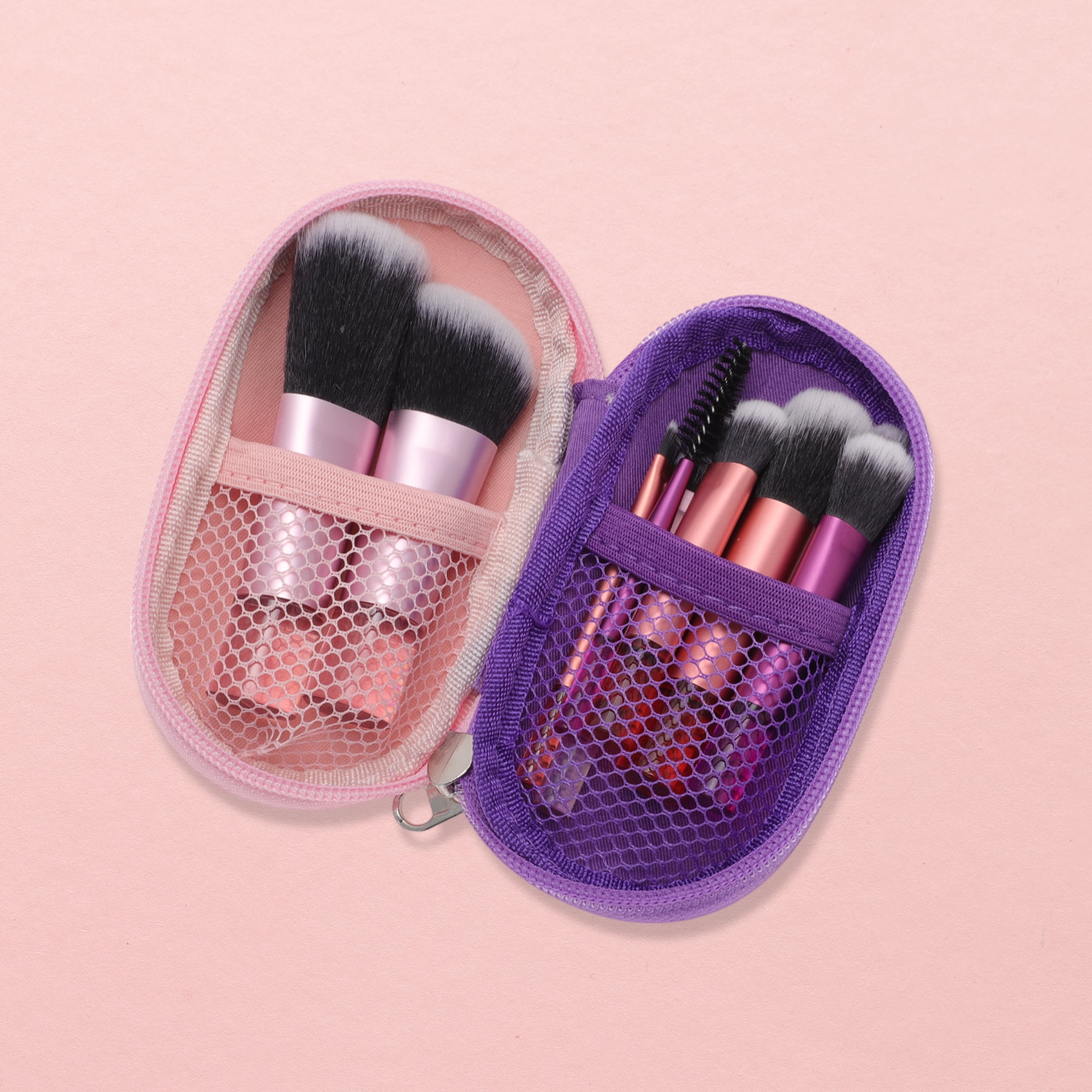 Unique Bargains Makeup Brush Set for Vacation 14 Pcs Colorful
