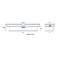 thumbnail image 5 of UWS EC10041 60-Inch Heavy-Wall Aluminum Gull Wing Truck Tool Box, RigidCore Lids, 5 of 5