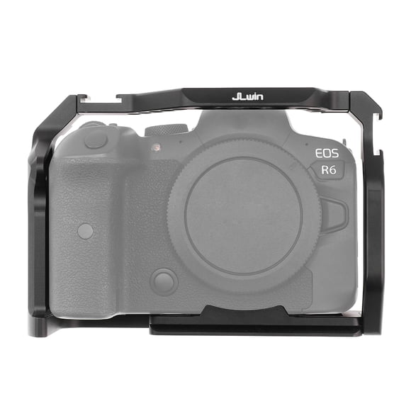 JLwin cage Photographique, Caméra en Alliage d'Aluminium avec Montage à Froid R6 1/4 Po-20 Plaque Montage à Froid Alliage d'Aluminium avec Caméra en Métal Aluminium 3/8 Po-16 Compatible avec Plaque de Libération Froide /r6 Caméra