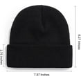 thumbnail image 2 of Unisex Knit Cuff Beanie Hat,Solid Color Winter Warm Knitted Ski Skull Cap for Men Women, 2 of 5