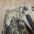 thumbnail image 6 of 2' X 3' Grey Beige Charcoal And Blue Abstract Power Loom Stain Resistant Area Rug, 6 of 10