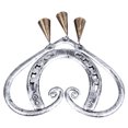 thumbnail image 1 of Windchime Ornament, Hanging Windchime Decoration Exquisite Heart Shaped Rustproof Romantic  For Door For Kitchen, 1 of 8