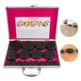 thumbnail image 3 of 16Pcs Hot Massage Stone Volcanic Rocks Kit Spa Oiled Massager Machine with Heating Box, 3 of 12