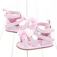 thumbnail image 4 of MAGAZINE Summer Baby Girls PU Sandals Princess Boots Flower Shoes S/M/L, 4 of 6