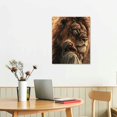 thumbnail image 2 of NIJIAN  Jesus Wall Art Christian Catholic Canvas Prints Religious Cross Bible Picture Poster Painting God Lion Prayer Dark Wall Decor Artwork for Living Room Bedroom Church Framed, 2 of 5