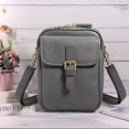 thumbnail image 3 of HUISZJ Crossbody Bag Cell Phone Bag, Crossbody Cell Phone Bag with Adjustable Removable Strap, Zipper Shoulder Handbag Purse Wallet for Women Men (Gray), 3 of 10