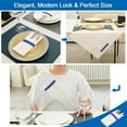thumbnail image 5 of NOGIS 50 Pack Gold Paper Dinner Napkins with Built-in Flatware Pocket Disposable Paper Hand Napkins for Parties, Weddings, Events Linen-Feel 16x16 inches, 5 of 7