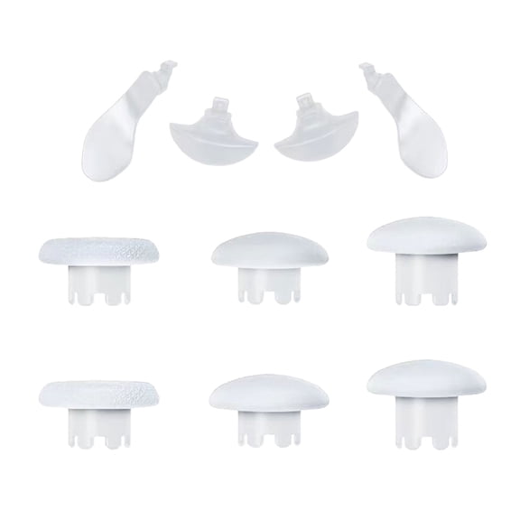 Game Controller Analog Joystick and Buttons for Controller Metal Thumbsticks Back Paddles Replacement Accessory