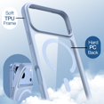 thumbnail image 6 of JETech Magnetic Case for iPhone 18 Pro Max |Compatible with MagSafe, Solid Color TPU Frame (Glacier), 6 of 7