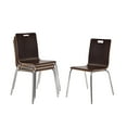 thumbnail image 2 of (Pack of 4) NPS Bushwick Café Chair, Espresso, 2 of 8