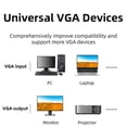 thumbnail image 4 of 1x4 VGA Splitter 1080P 60Hz Video Splitter Adapter 1 in 4 Out for PC Host to TV Monitor Projector, 4 of 5