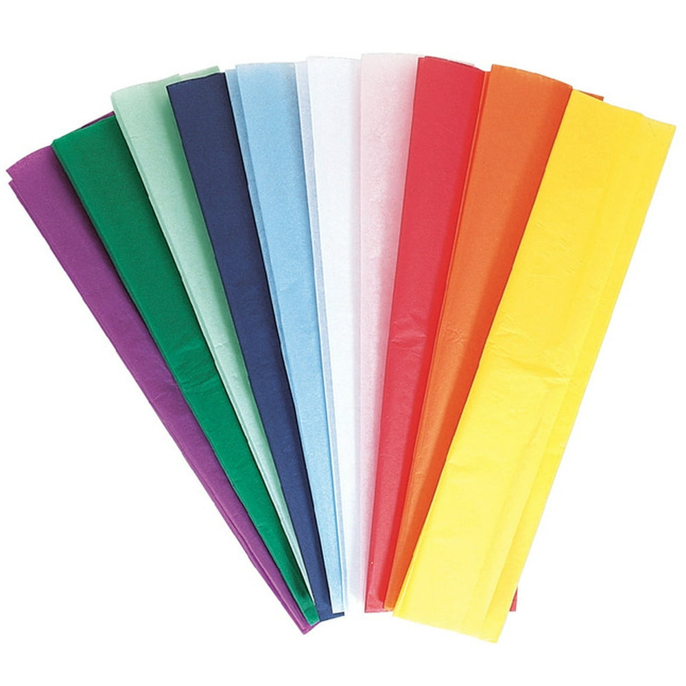 Kolorfast NonBleeding Art Tissue Paper, 20 x 30 Inches, Assorted